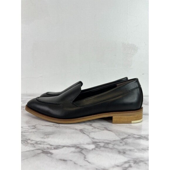 Everlane Women's Black The Modern Leather Loafers Sz 5 - Picture 4 of 11
